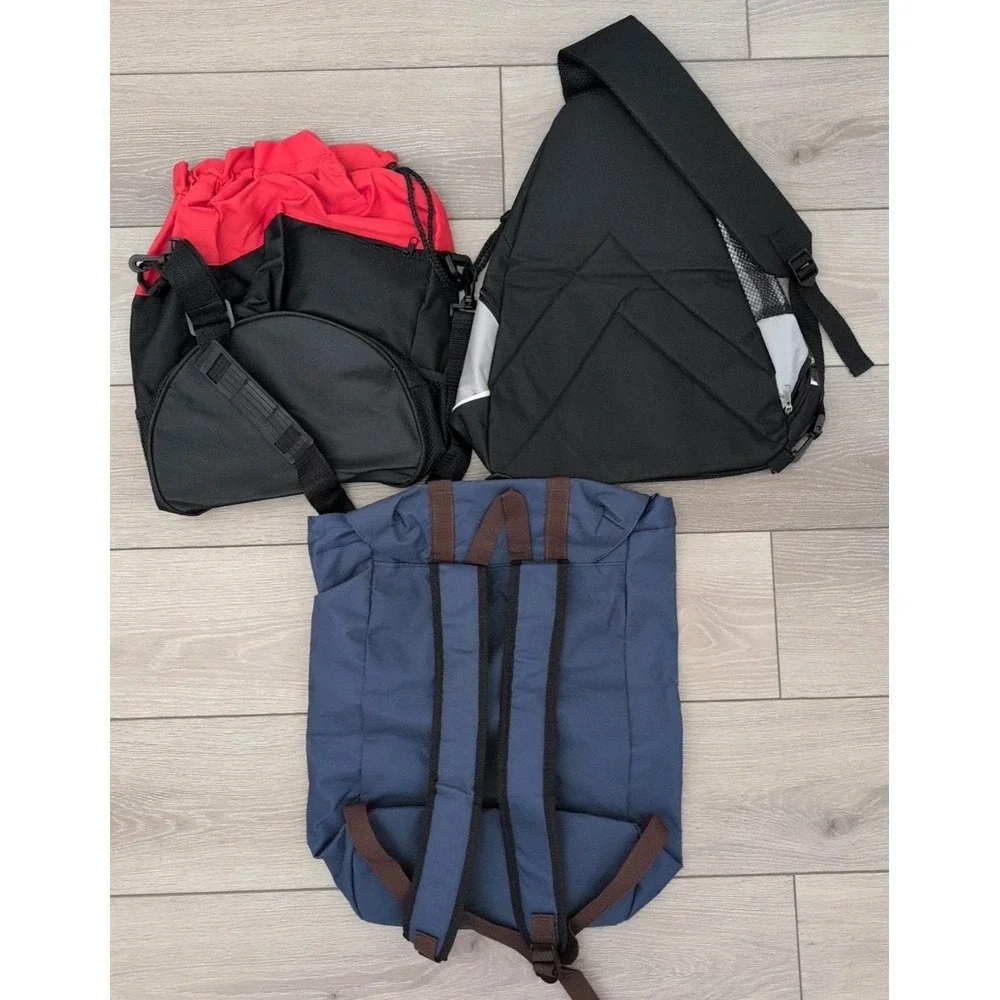 Disney Castaway‎ Club Cruise Line Bags Lot Of 3 Backpack Sling Drawstring